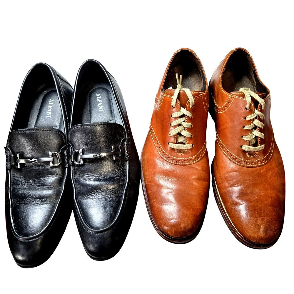 Alfani + Size 11 Men's Dress Oxfords Lot of 2 Pairs Bulk Shoes